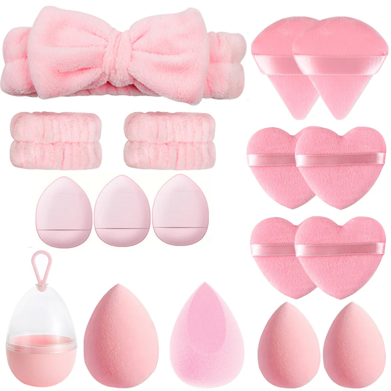 Beauty Bay Makeup - 17 adet makyaj süngeri Blender seti
