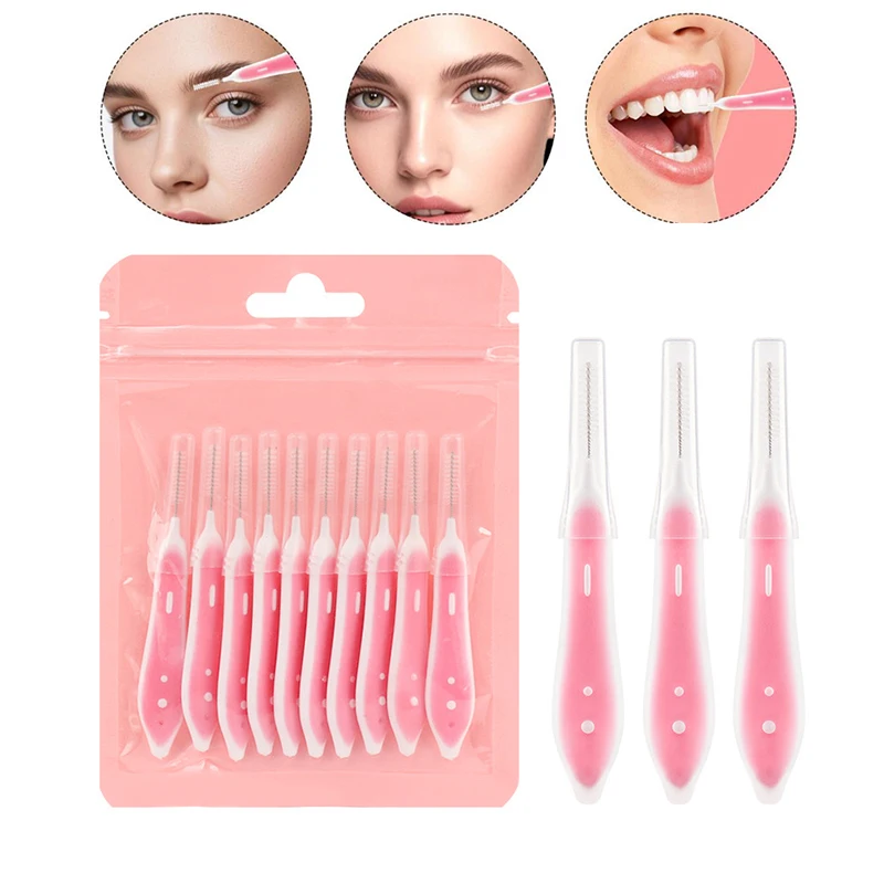 Eyelash Extension - 10 Adet Kaş Fırçası Mini Kaş