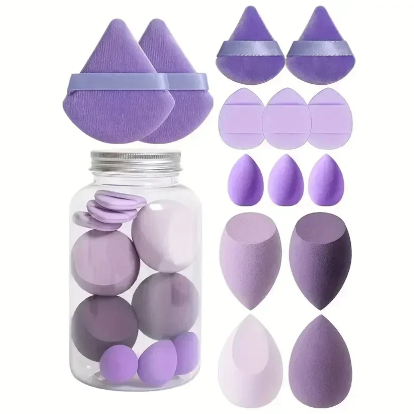 Beauty Bay Makeup - 12/14 adet makyaj süngeri kozmetik puf