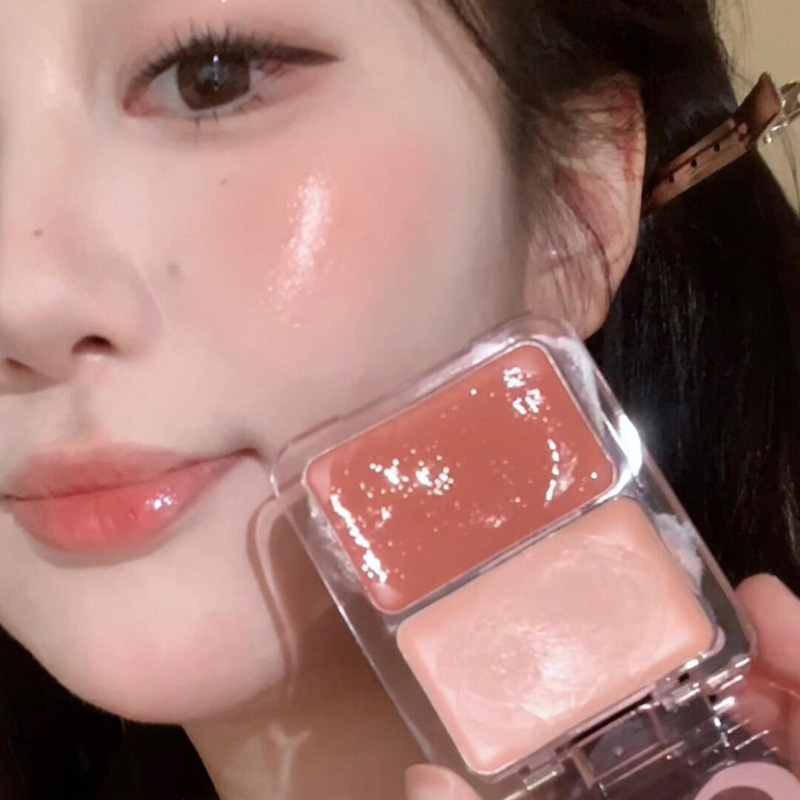 Ulta Beauty Makeup - İki Renkli Jöle Işıltılı Allık, Süt