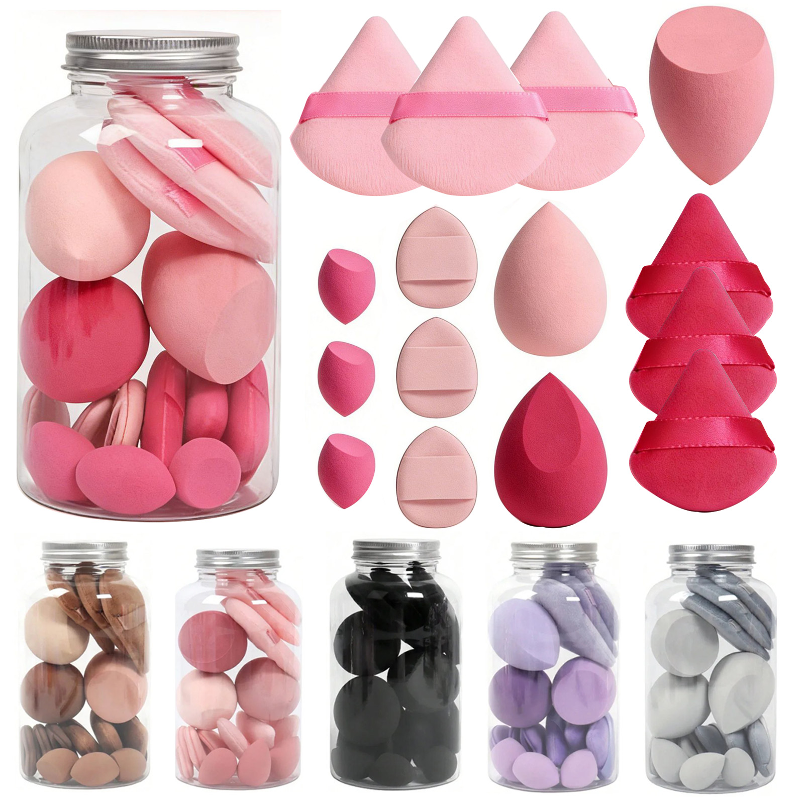 Beauty Bay Makeup - 15 Adet Makyaj Süngeri Seti, Güzellik