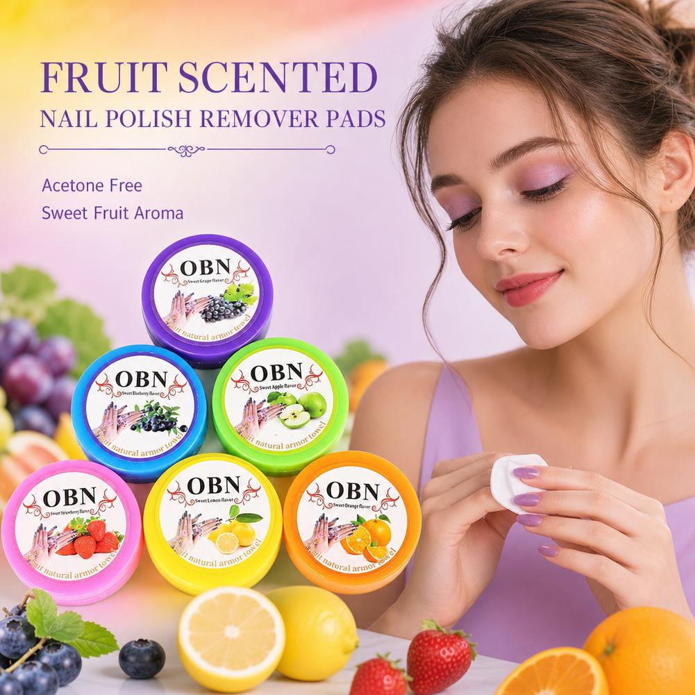 Eyelash Extension - Çiçek Aromalı Tırnak Cilası Sökücü Pedler,