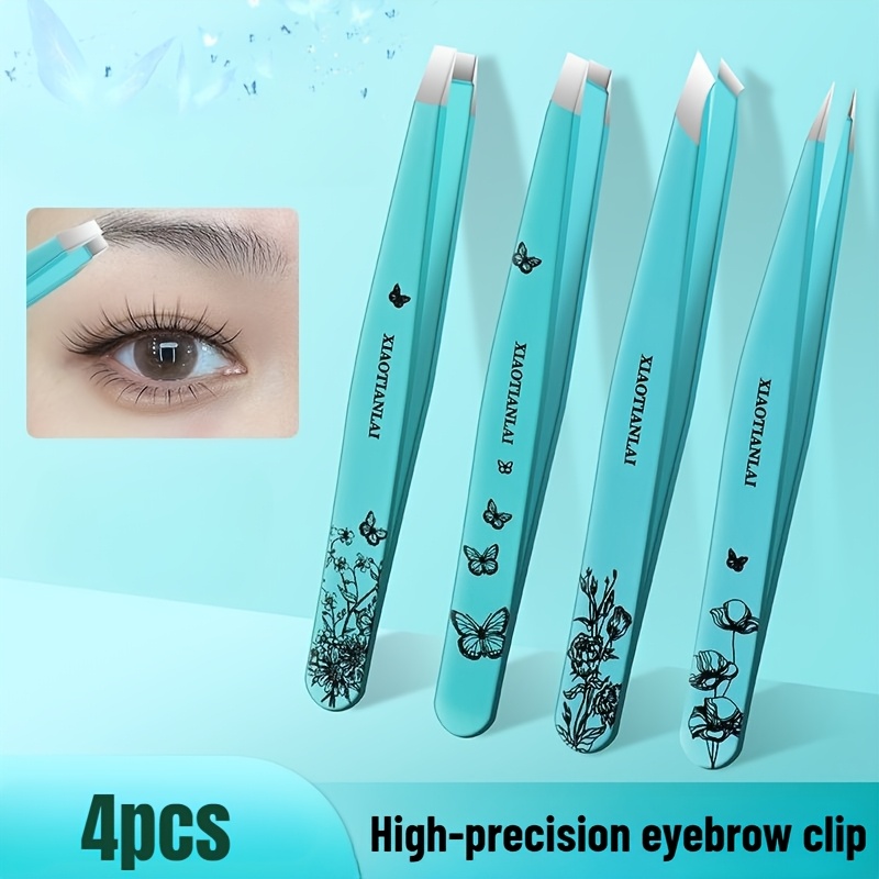 Beauty Bag Makeup - 4 adet Tiffany Mavi Kelebek Çiçek
