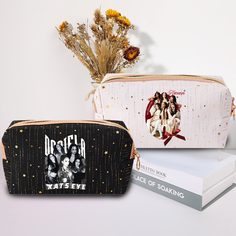 Beauty Bag Makeup - Moda K POP K-KATSEYE Makyaj Çantası