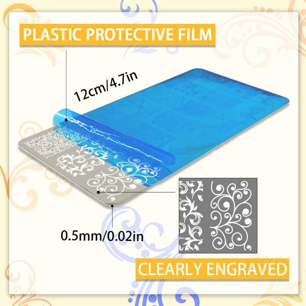 3 adet Girdap Desen Nail Art Ş - Nail Art Stamping Kit incelemesi ve fiyatı