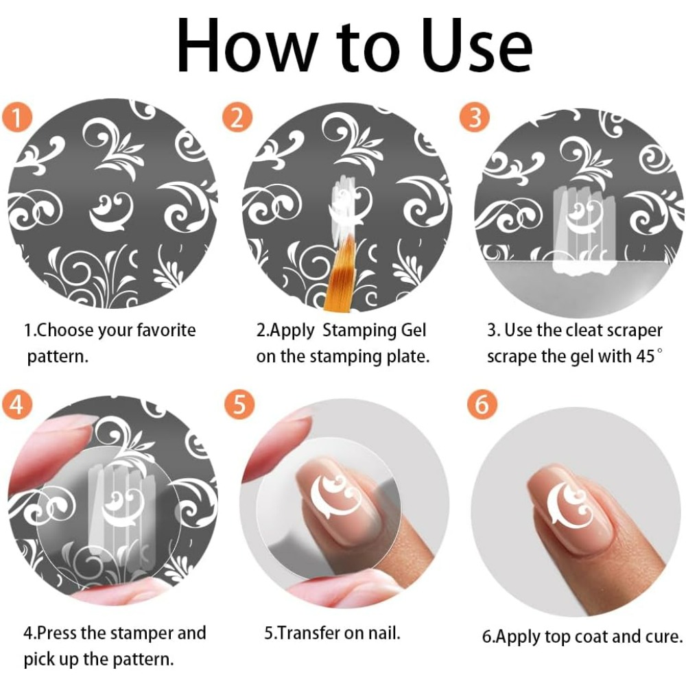 3 adet Girdap Desen Nail Art Ş - Nail Art Stamping Kit incelemesi ve fiyatı