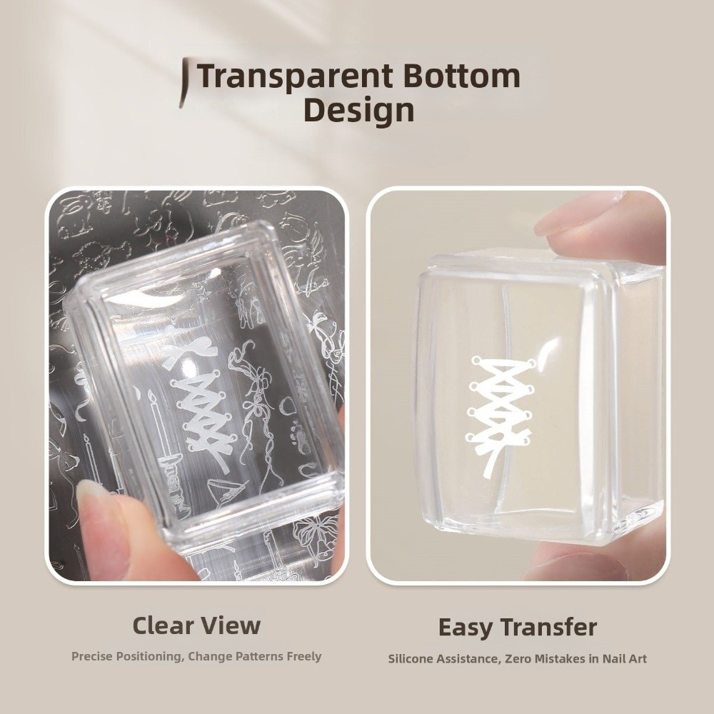 Yeni Şeffaf Tırnak Sanatı Bask - Nail Art Stamping Kit incelemesi ve fiyatı