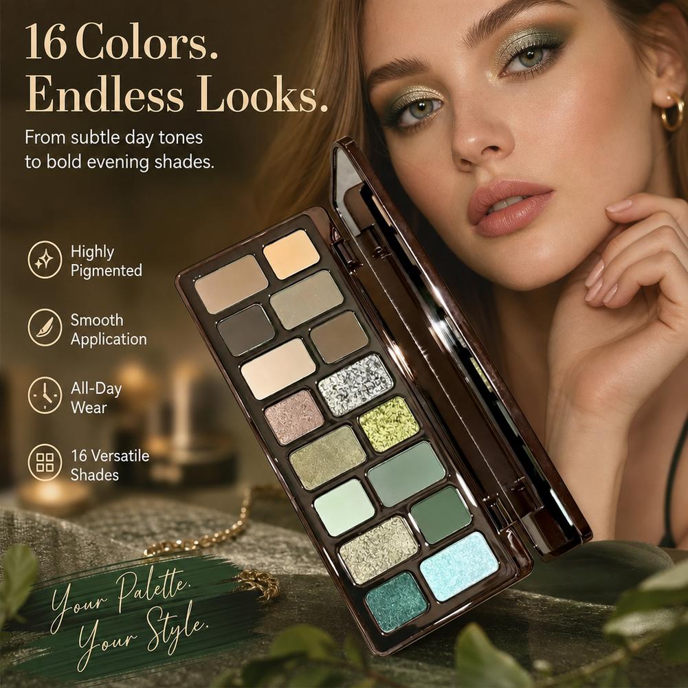 16 Renkli Göz Farı Simli Bukal - Eyeshadow Glitter Pigment incelemesi ve fiyatı