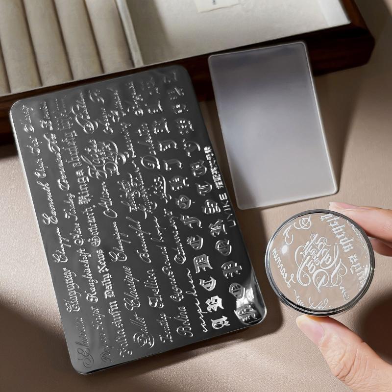 1 adet Nail Art damgalama plak - Nail Art Stamping Kit incelemesi ve fiyatı