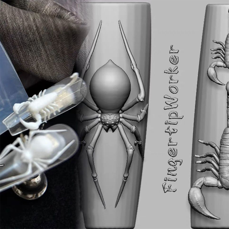 3D Örümcek Akrep Silikon Tırna - Nail Art Stamping Kit incelemesi ve fiyatı