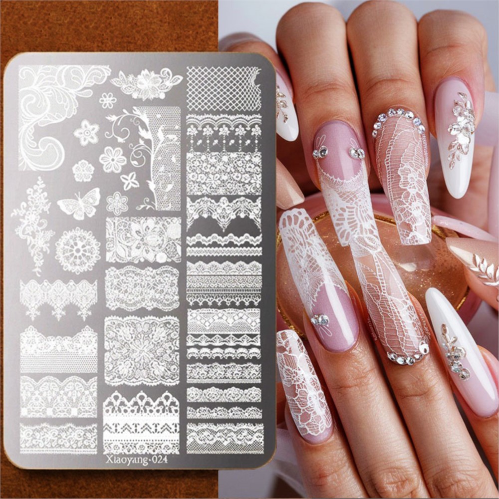 9*15 cm 3D Dantel Kelebek Nail - Nail Art Stamping Kit incelemesi ve fiyatı
